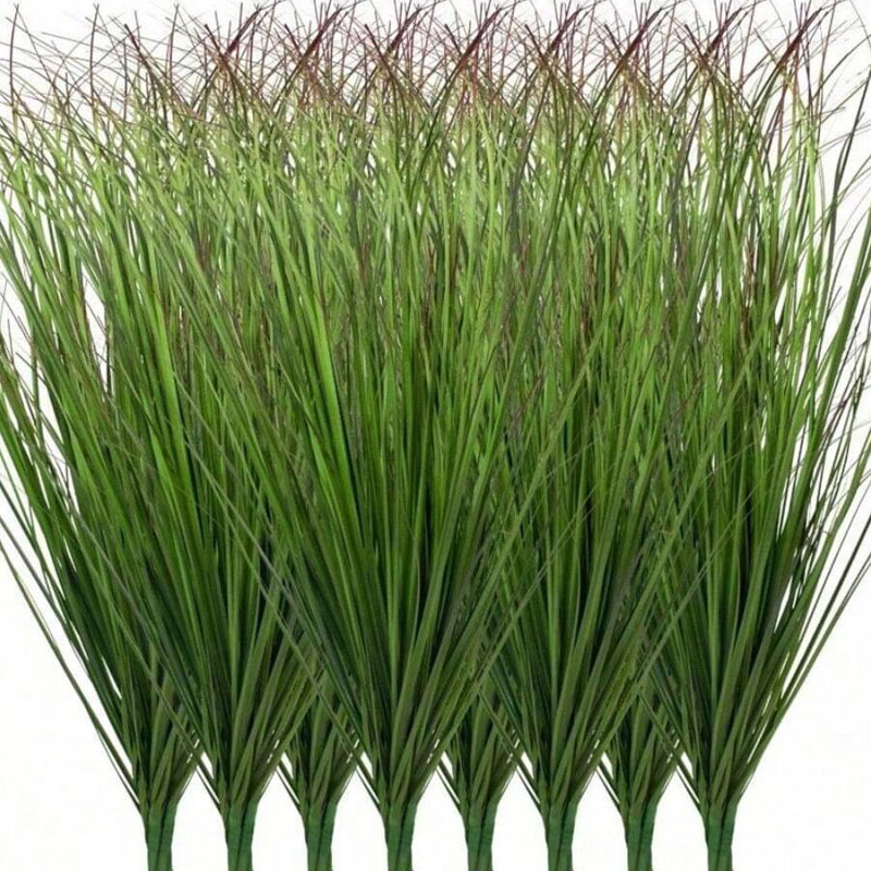 Snake Plant - 12 Stück künstliches Zwiebelgras, gefälschtes Grün