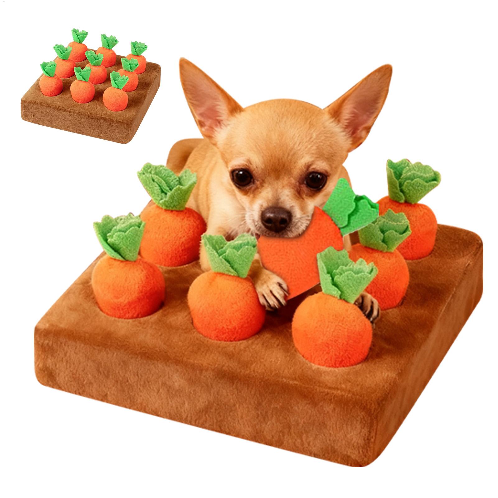 Repotting Mat - Interaktives Karotten-Spielzeug für Haustiere, Hundespielzeug, Schnüffelmatte,