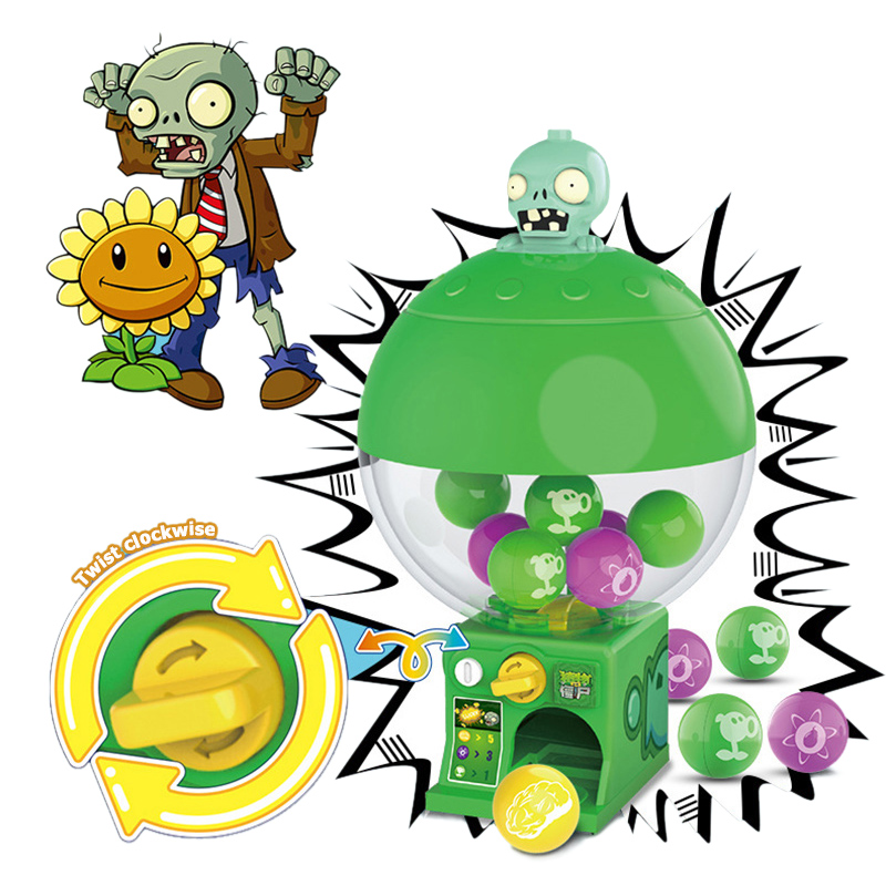 The Plant Parent - Original Plants vs. Zombies Mini-Baustein-Kapselmaschine Kinderspielzeug
