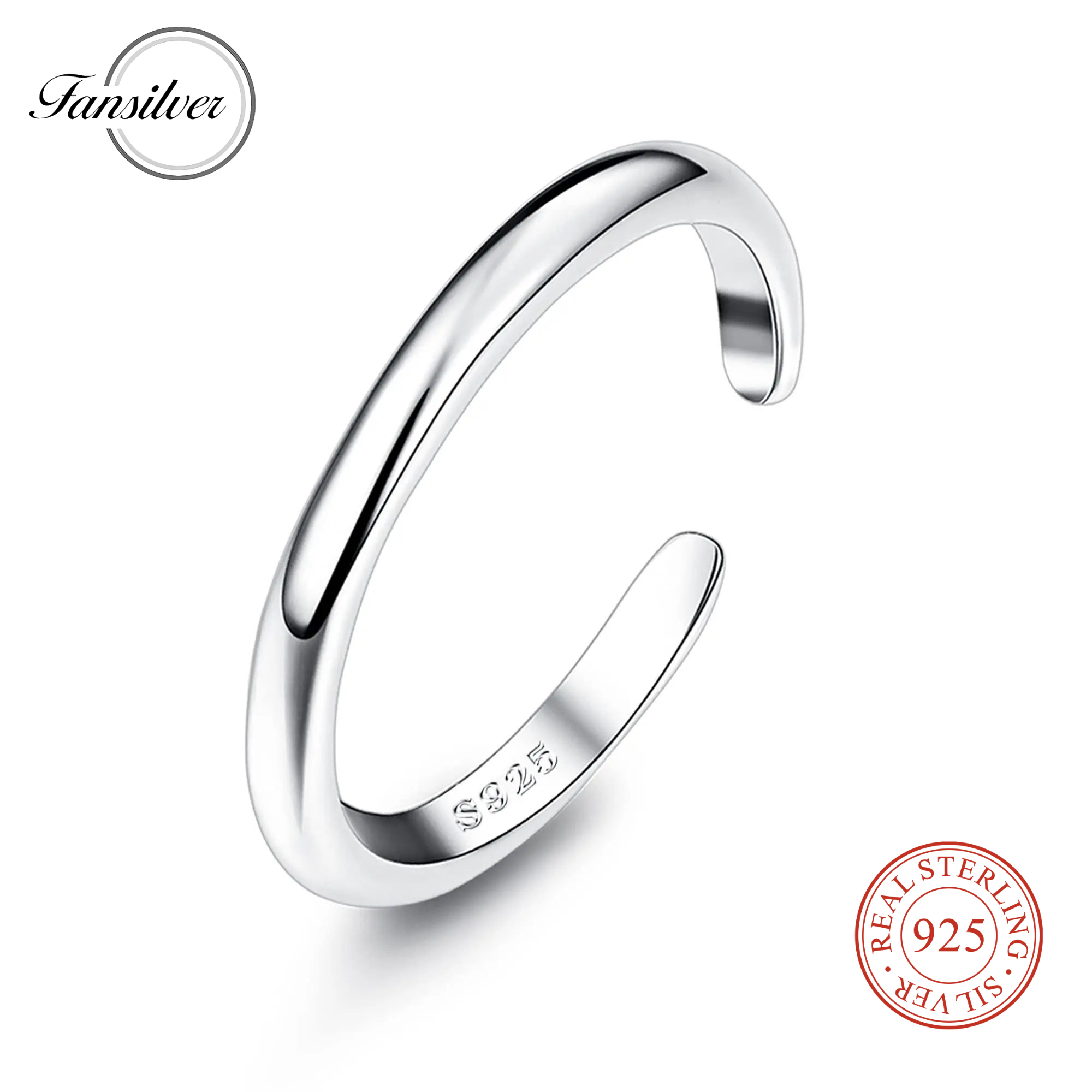 Snake Plant - Fansilver s925 Sterling Silber Zehen ringe