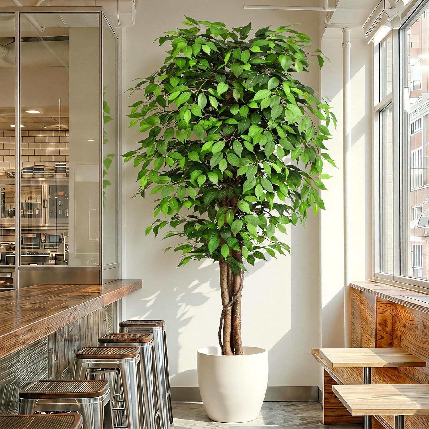 Lebensechter Künstlicher Ficus – Fiddle Leaf Fig Bewertung und Preis