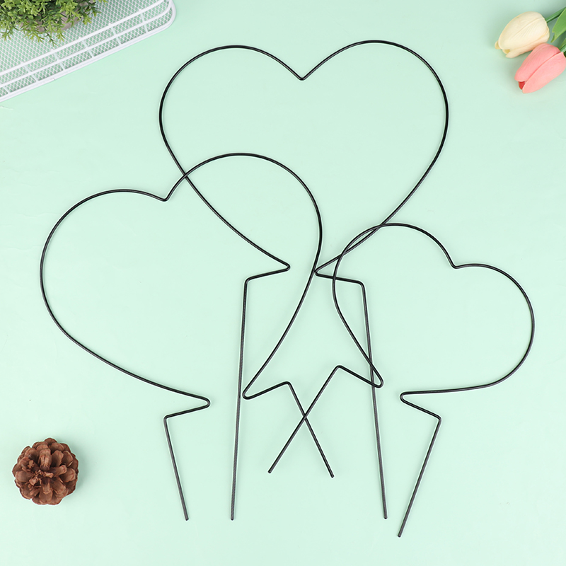2Pcs Eisen Herz-Förmigen Garte – Plant Support Stake Bewertung und Preis