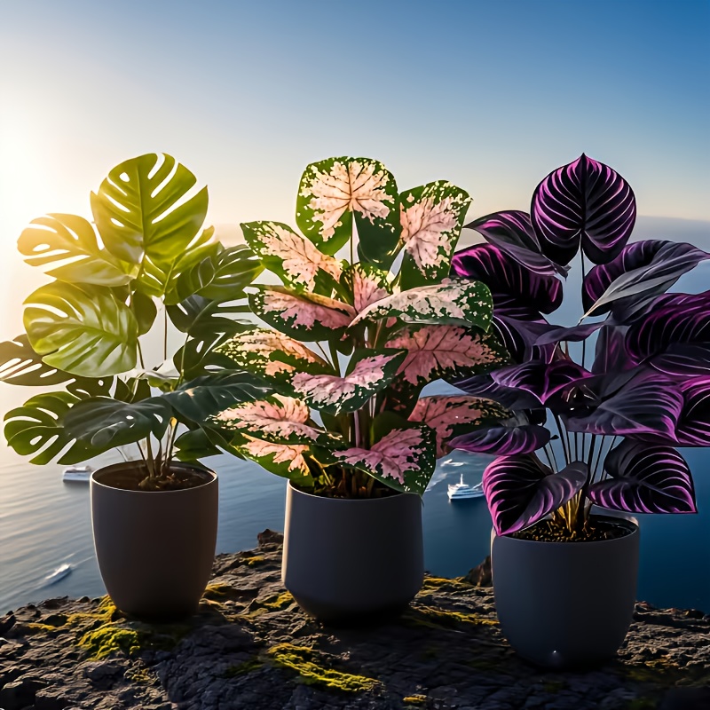 3-teiliges Set Künstliche Pfla – Fiddle Leaf Fig Bewertung und Preis